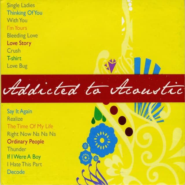 Album cover art for Addicted to Acoustic