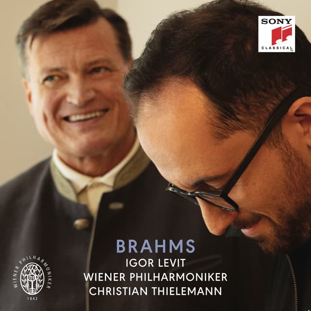 Album cover art for Brahms: Piano Concertos & Solo Piano Opp. 116 - 119