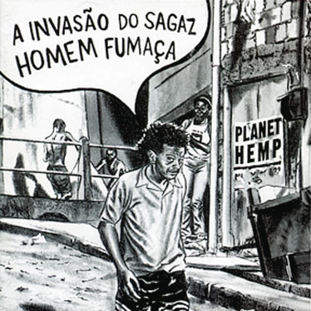 Album cover art for A Invasão do Sagaz Homem Fumaça