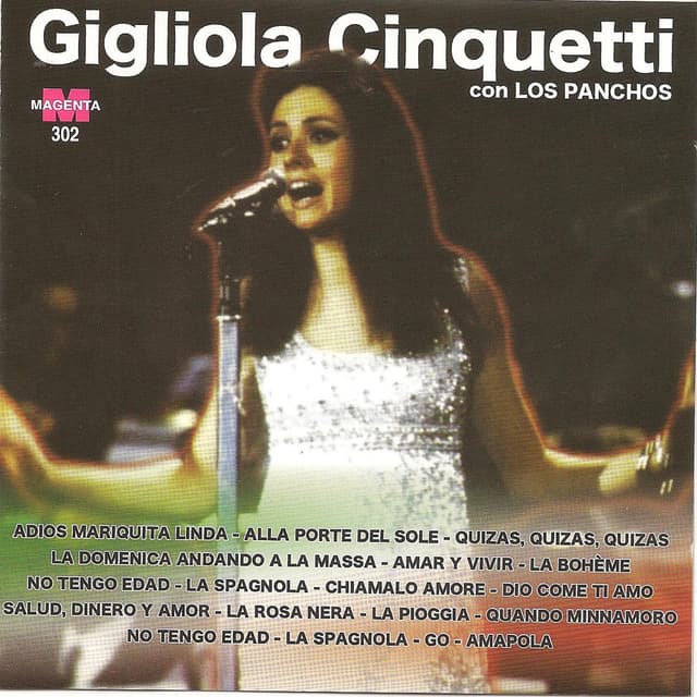 Album cover art for Gigliola Cinquetti con Los Panchos