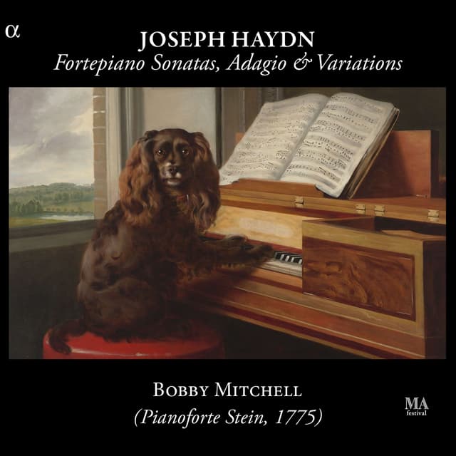 Album cover art for Haydn : Fortepiano Sonatas, Adagio & Variations