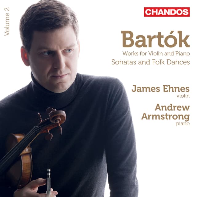 Album cover art for Bartók: Works for Violin and Piano, Vol. 2