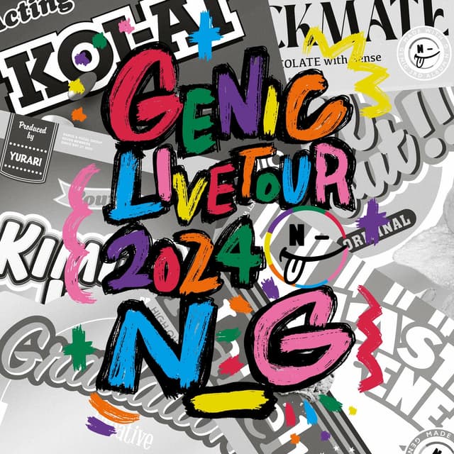 Album cover art for GENIC LIVE TOUR 2024 N_G