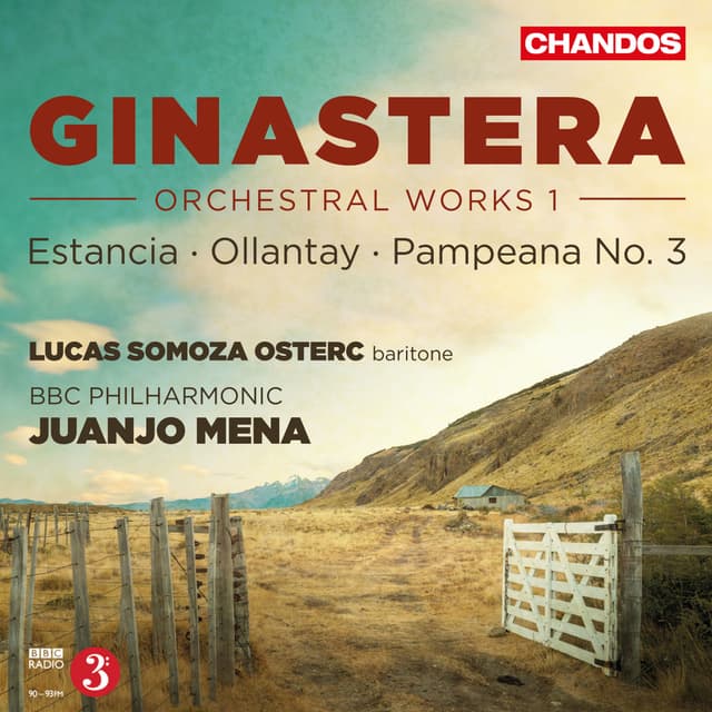 Album cover art for Ginastera : Orchestral Works, Vol. 1