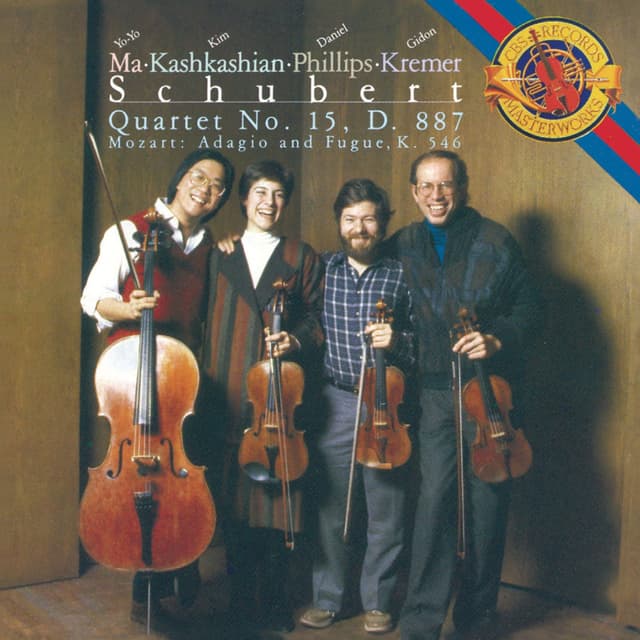Album cover art for Mozart: Adagio and Fugue in C Minor - Schubert: String Quartet No.15