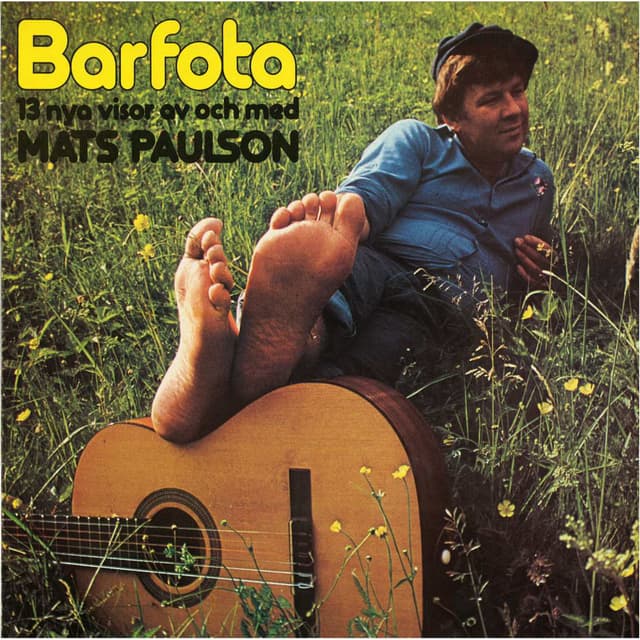 Album cover art for Barfota - 13 nya visor av och med Mats Paulson