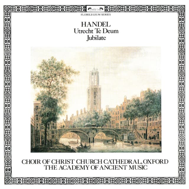 Album cover art for Handel: Utrecht Te Deum - Jubilate