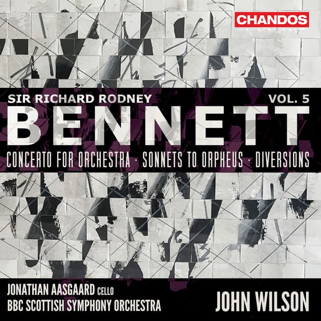 Album cover art for Bennett: Orchestral Works, Vol. 5