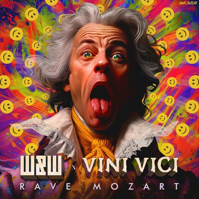 Album cover art for Rave Mozart