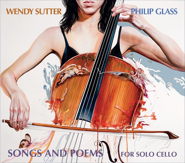 Album cover art for Songs and Poems for Solo Cello