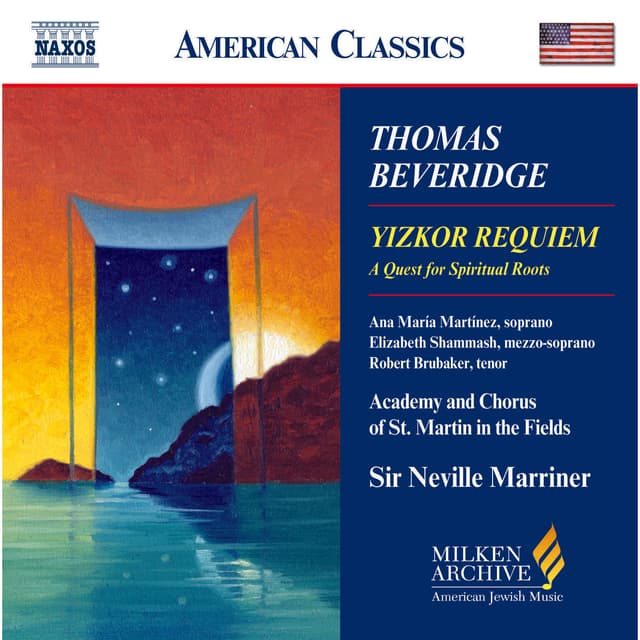 Album cover art for Thomas Beveridge : Yizkor Requiem : A Quest for Spiritual Roots