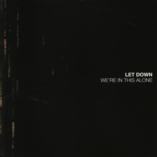 Album cover art for We’re In This Alone