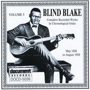Album cover art for Blind Blake Vol. 3 (1928 - 1929)