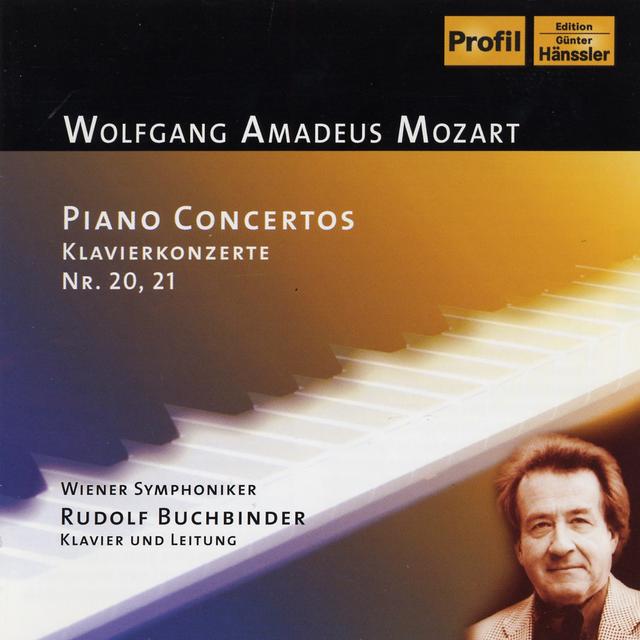 Album cover art for Mozart: Piano Concerto Nos. 20-21