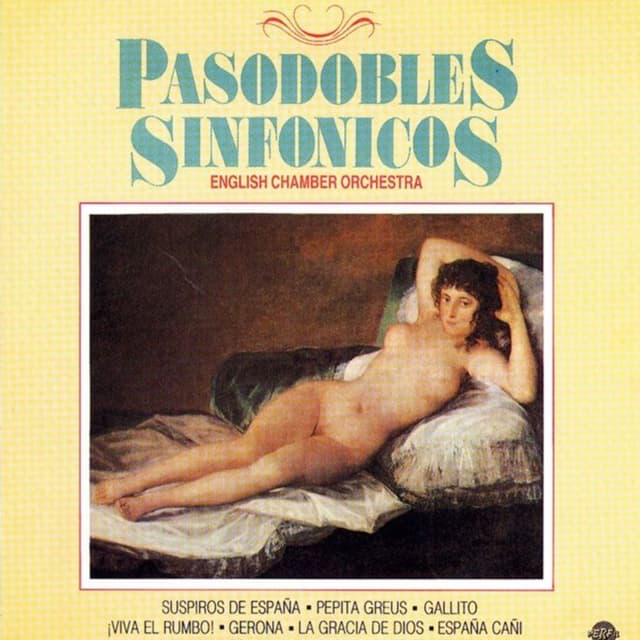Album cover art for Pasodobles Sinfonicos
