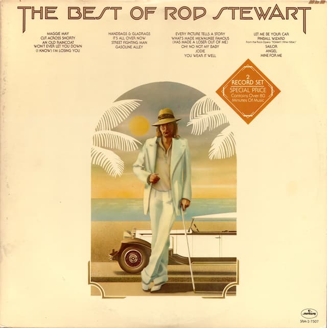 Album cover art for The Best of Rod Stewart