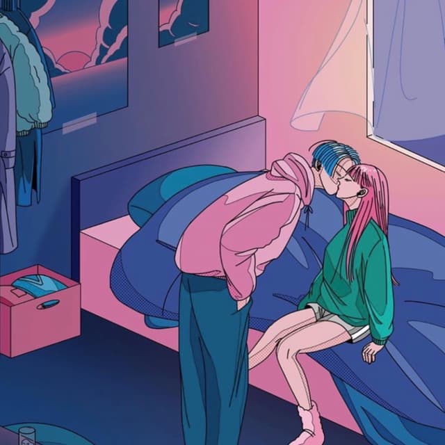 Album cover art for 偽愛