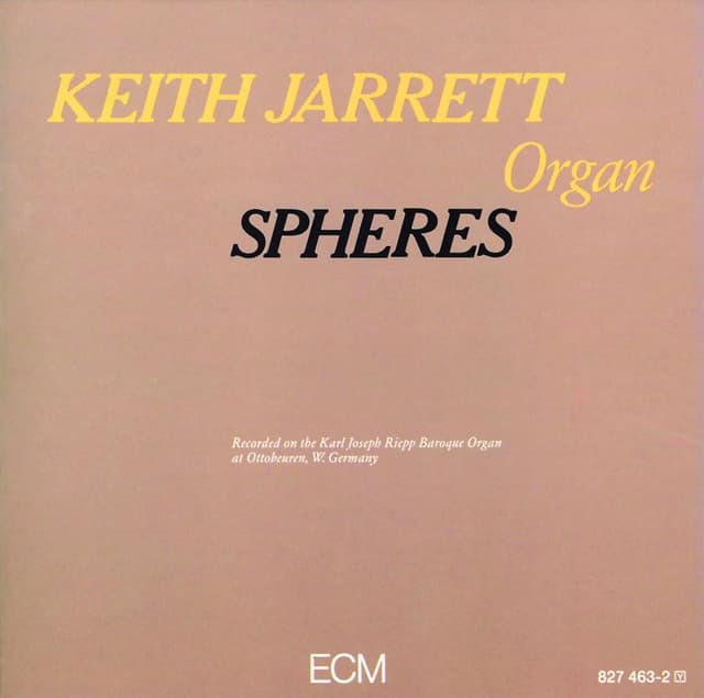 Album cover art for Spheres