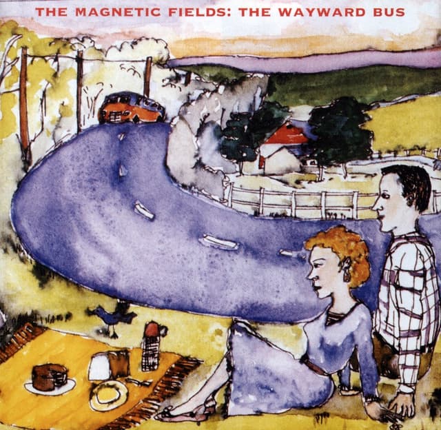 Album cover art for The Wayward Bus / Distant Plastic Trees