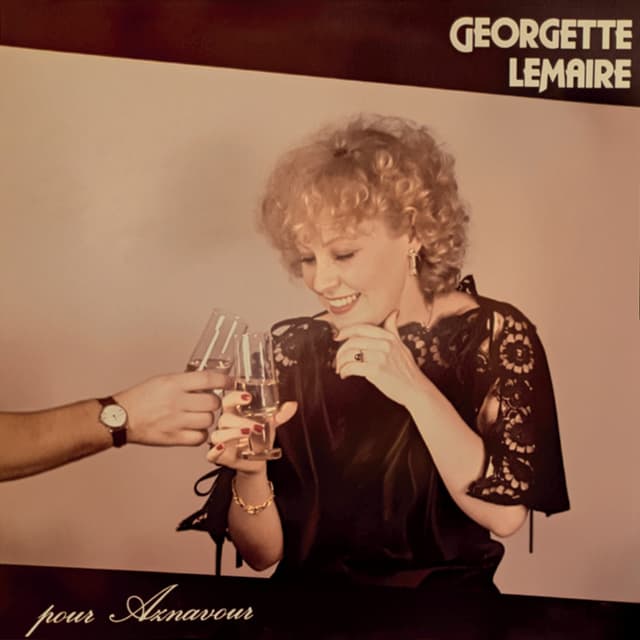 Album cover art for Pour Aznavour