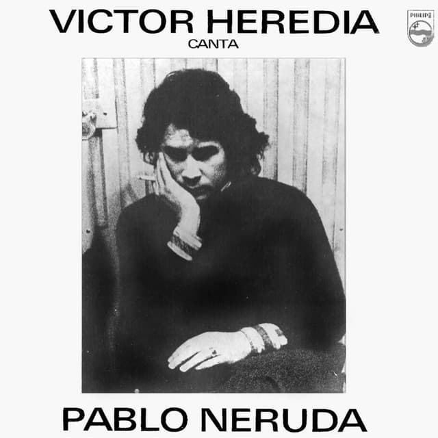 Album cover art for Canta Pablo Neruda