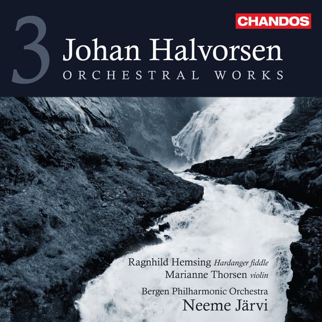Album cover art for Halvorsen: Orchestral Works Vol. 3