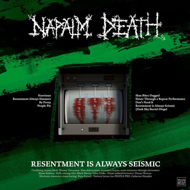 Album cover art for Resentment is Always Seismic - a final throw of Throes