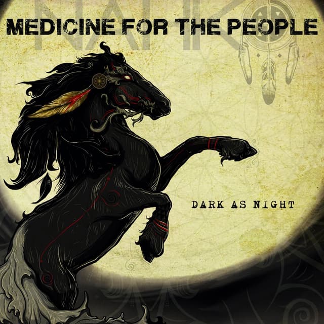 Album cover art for Dark As Night