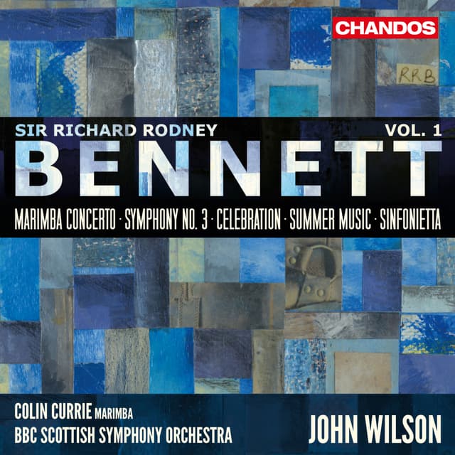 Album cover art for Bennett: Orchestral Works, Vol. 1