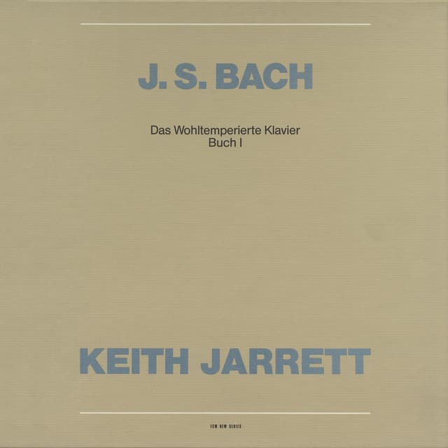 Album cover art for Bach: Das Wohltemperierte Klavier, Buch I