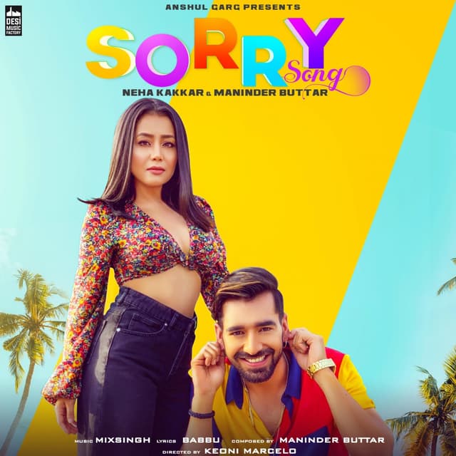 Album cover art for Sorry Song