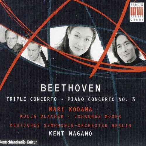 Album cover art for Beethoven: Triple Concerto & Piano Concerto No. 3