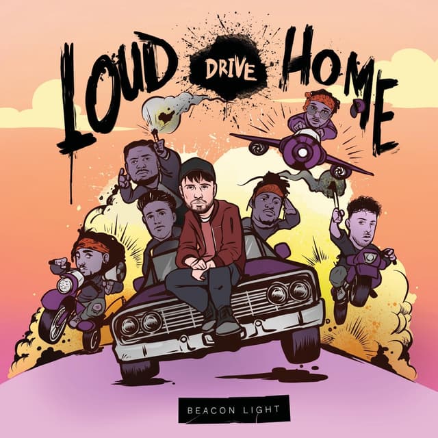 Album cover art for Loud Drive Home