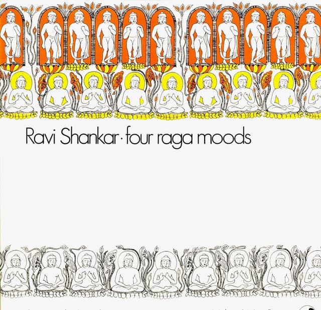Album cover art for Four Raga Moods
