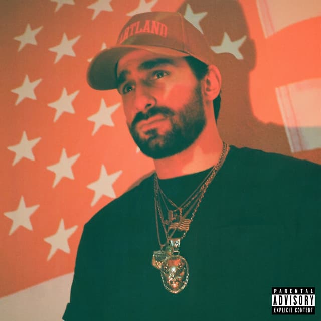 Album cover art for Red, White & American Blues