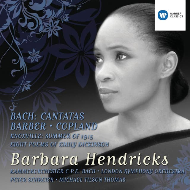 Album cover art for Bach : Cantatas - Barber - Copland