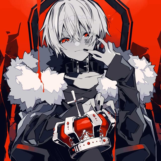 Album cover art for KING (feat. nqrse) [COVER] - Single