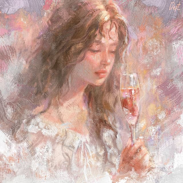 Album cover art for Strawberries & Champagne