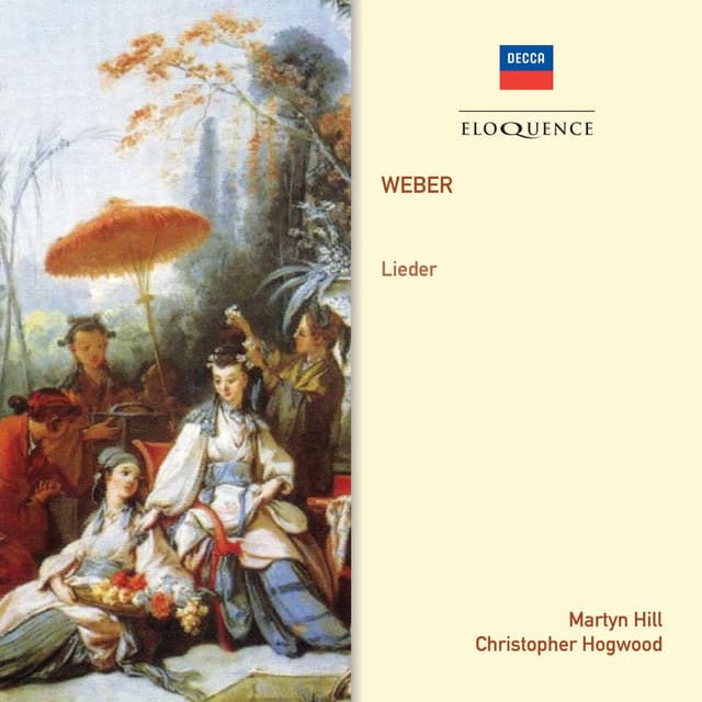 Album cover art for Weber : Lieder