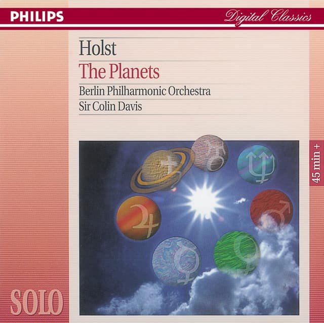 Album cover art for Holst: The Planets