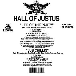 Album cover art for Life Of The Party B/w Jus Chillin