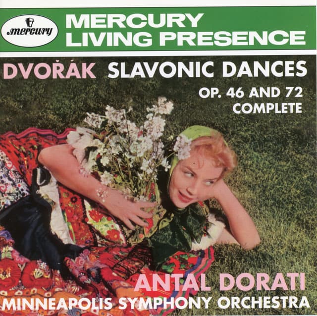 Album cover art for Dvorák: Slavonic Dances Op.46 & Op.72