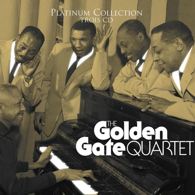 Album cover art for Platinum Golden Gate Quartet