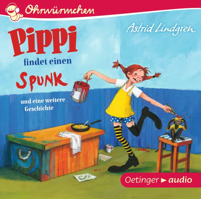Album cover art for Pippi findet einen Spunk