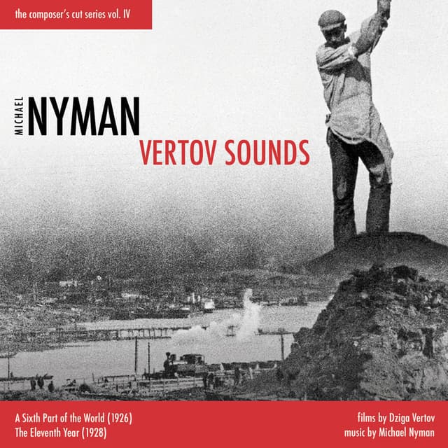 Album cover art for Michael Nyman Vertov Sounds