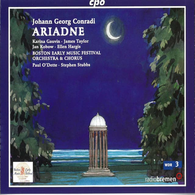 Album cover art for Johann Georg Conradi : Ariadne