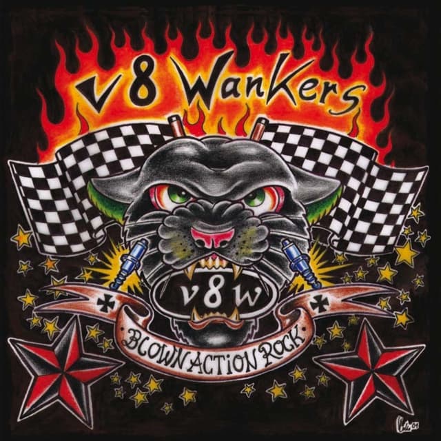 Album cover art for Blown Action Rock