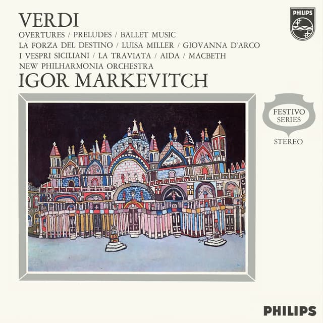 Album cover art for Verdi: Overtures