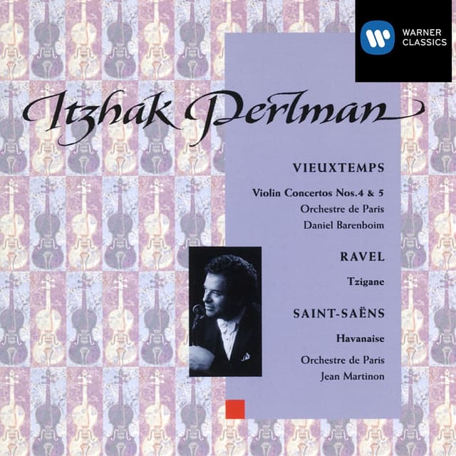 Album cover art for Vieuxtemps - Ravel - Saint-Saens