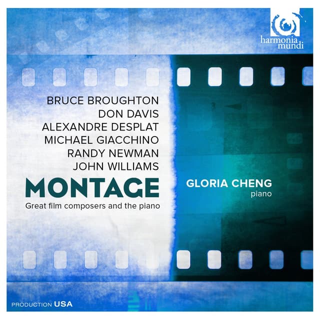 Album cover art for Montage: Great Film Composers and The Piano